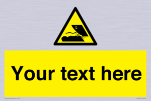 Custom Warning submerged objects in watercraft areas